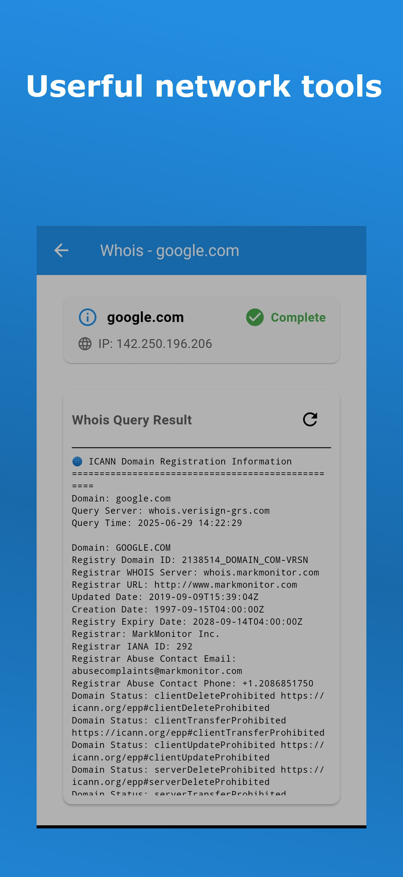 Network Tools